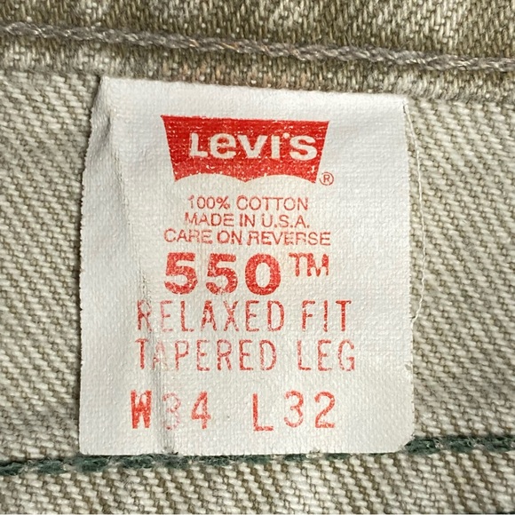 VTG 90’s Levi’s 550 Relaxed Fit Jeans - Picture 10 of 10